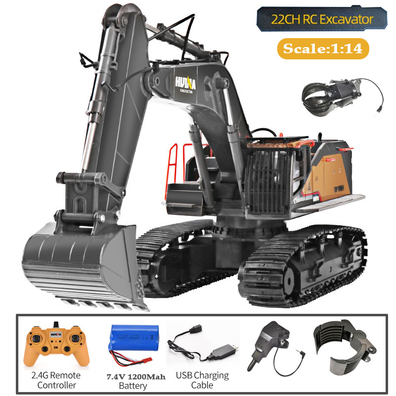 Yunshen Rc Hobby - HUINA 1592 Alloy Excavator Truck 1/14