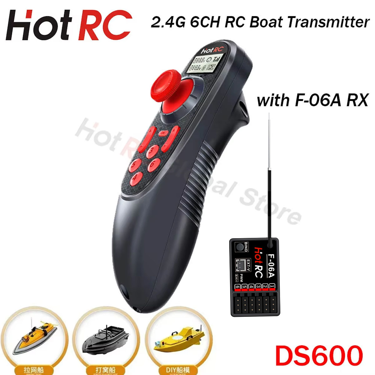 Rc Hobby Shops - HOTRC DS600 6CH 6 Channel 2.4G