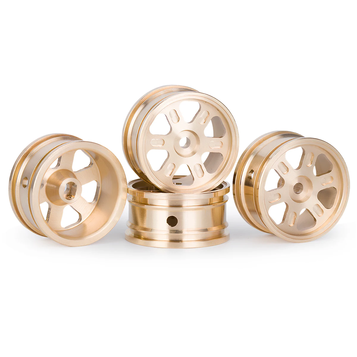 Rc Jeep Hobby - Hot Team Hobby Brass Wheel Rims