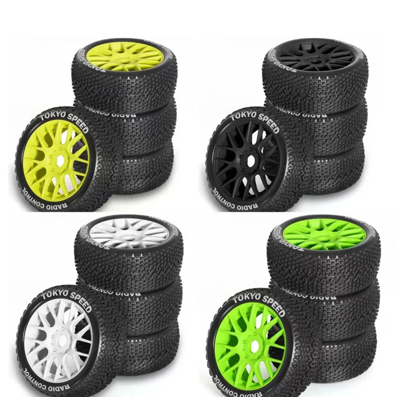 Rc Hobby Store - 4Pcs 110mm 1/8 RC Off-Road Buggy