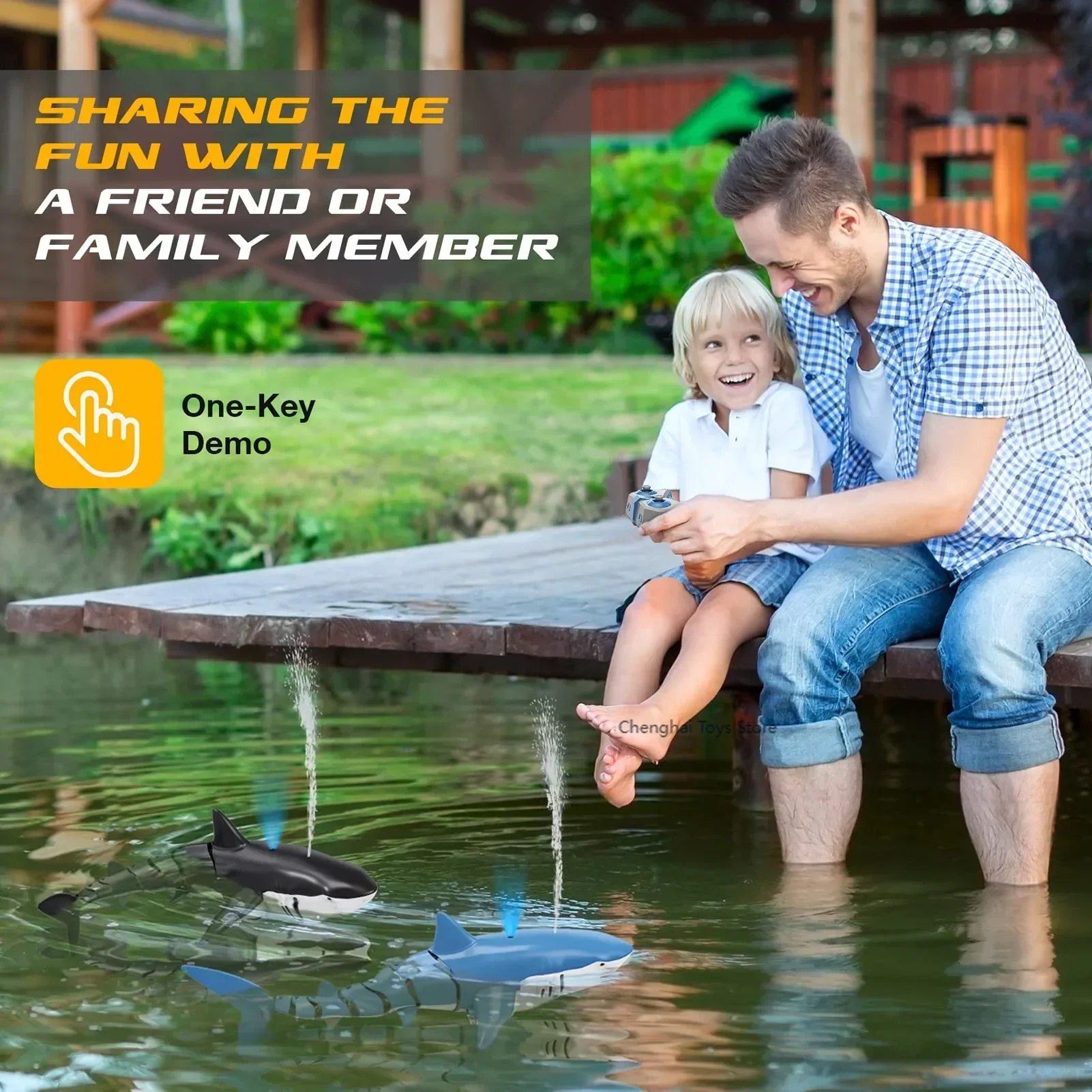 Intelligent Rc Shark Whale Wat - Rc Submarine Water incelemesi ve fiyatı