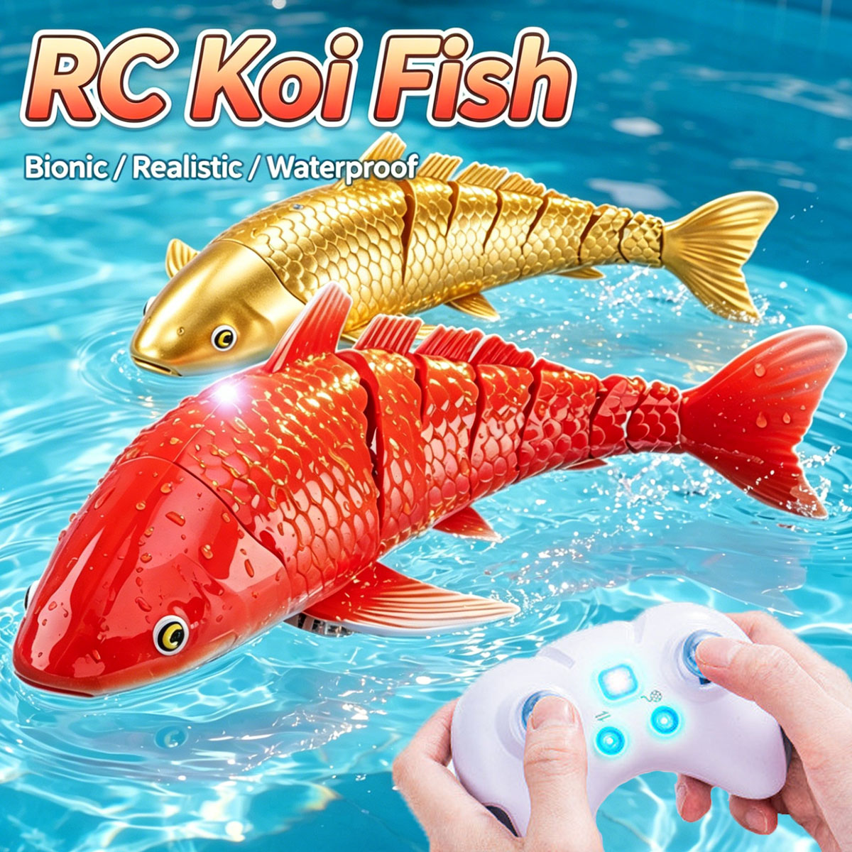 Smart Rc Fish Bionic Koi Fish  - Rc Submarine Water incelemesi ve fiyatı