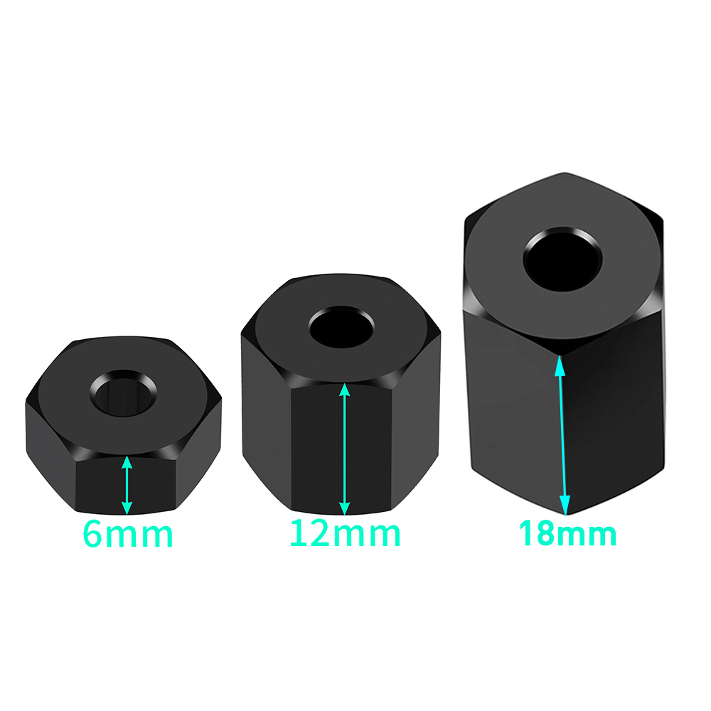 AXSPEED 4Pcs Aluminum 7mm to 1 - Wheel Hex Adapter incelemesi ve fiyatı