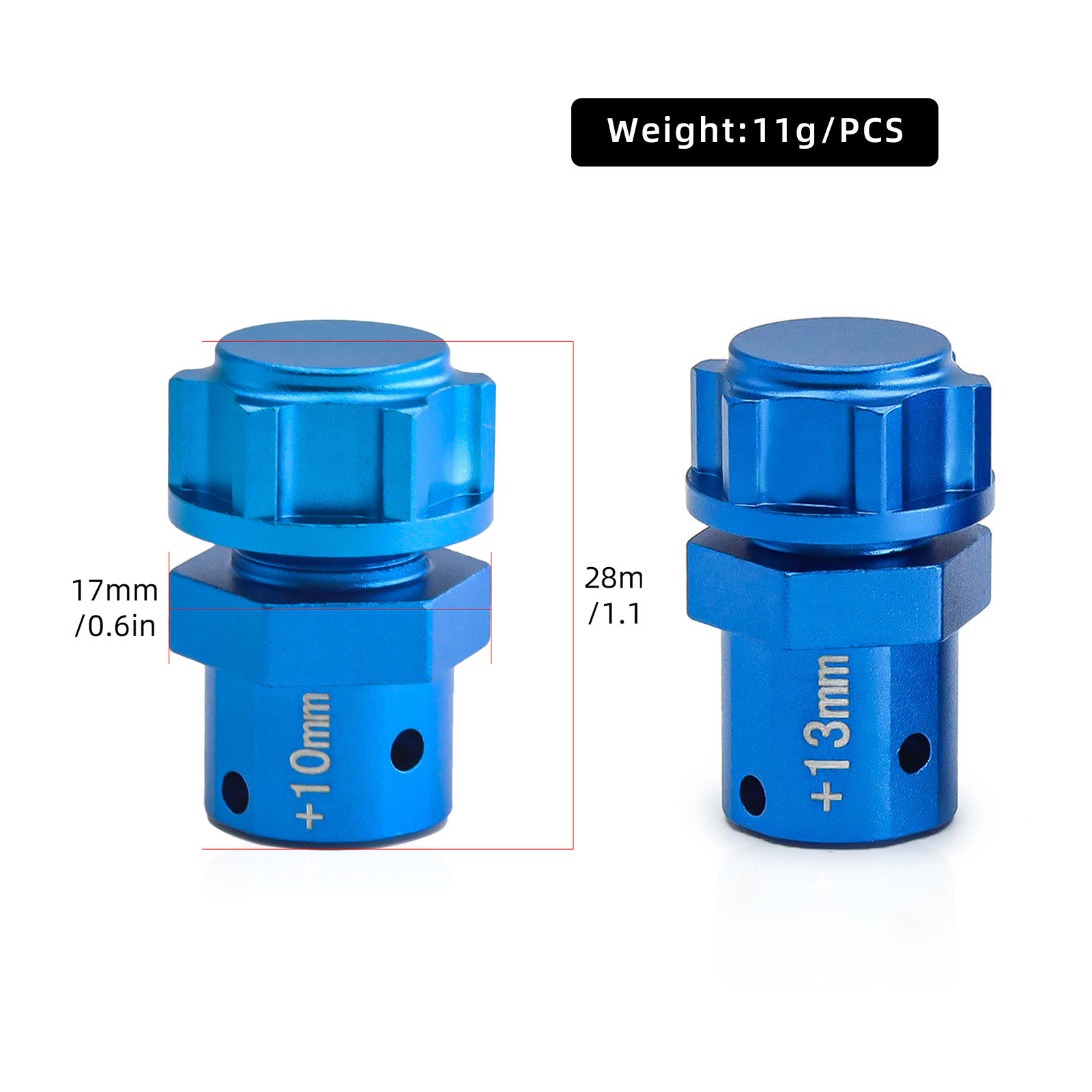 Aluminum 17mm Extended Wheel H - Wheel Hex Adapter incelemesi ve fiyatı