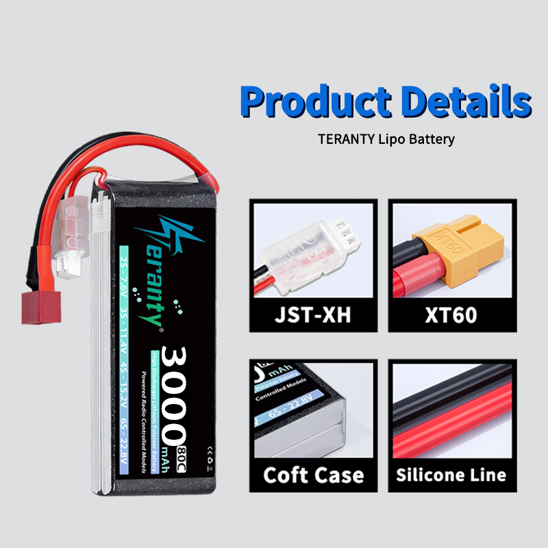 TERANTY 2S 3000mAh Lipo Batter - Rc Hobby Airplanes incelemesi ve fiyatı