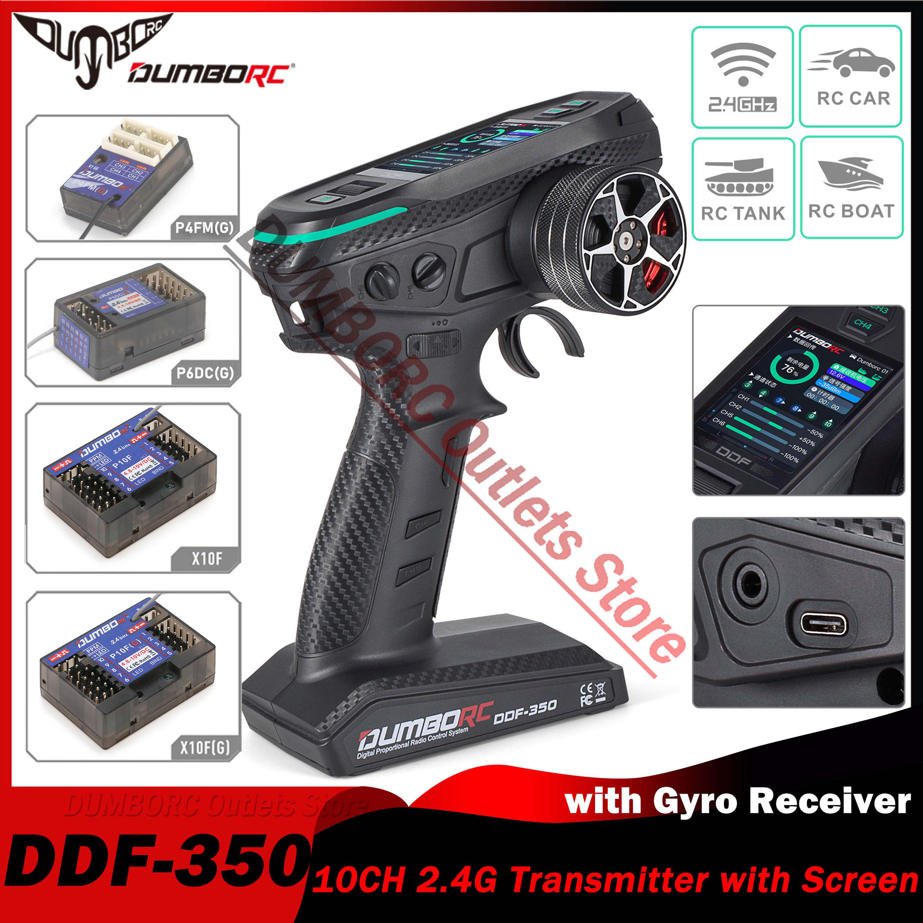 DUMBORC DDF-350 10CH RC Remote - Rc Hobby Shops incelemesi ve fiyatı