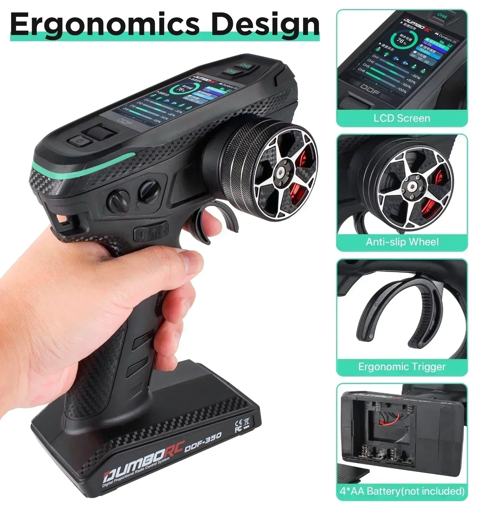 DUMBORC DDF-350 10CH RC Remote - Rc Hobby Shops incelemesi ve fiyatı