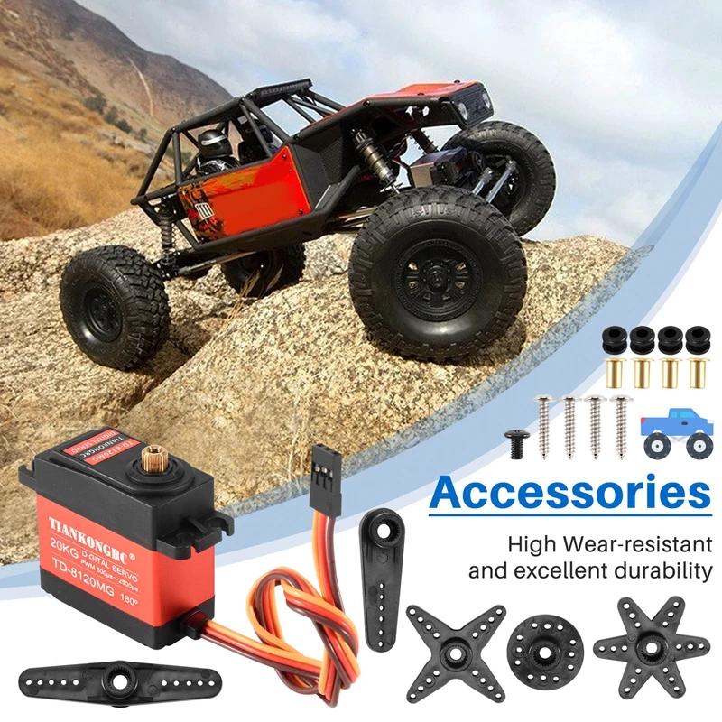 TD-8120MG Waterproof Metal Gea - Rc Hobby Shops incelemesi ve fiyatı