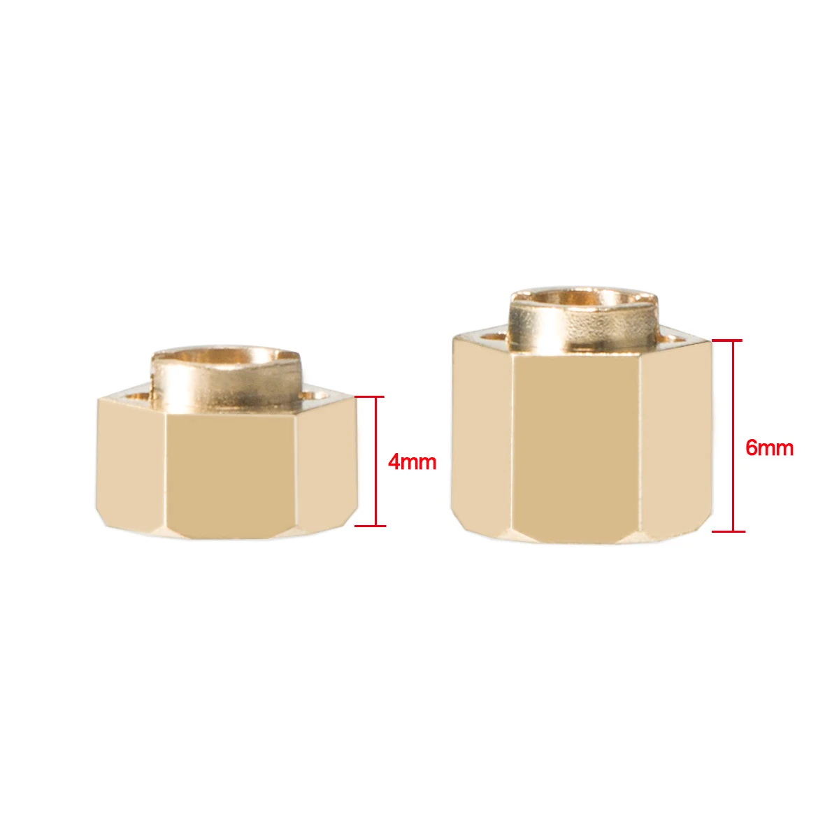 4Pcs Brass TRX4M Hex Wheels Ex - Wheel Hex Adapter incelemesi ve fiyatı