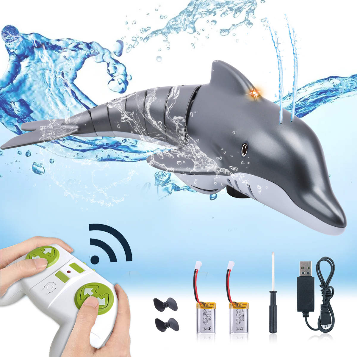 Shark  Rc Dolphin whale Spray  - Rc Submarine Water incelemesi ve fiyatı