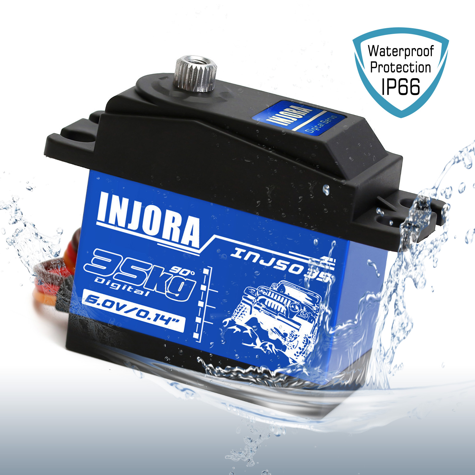 INJORA INJS025 INJS035 Digital - Wheel Hex Adapter incelemesi ve fiyatı