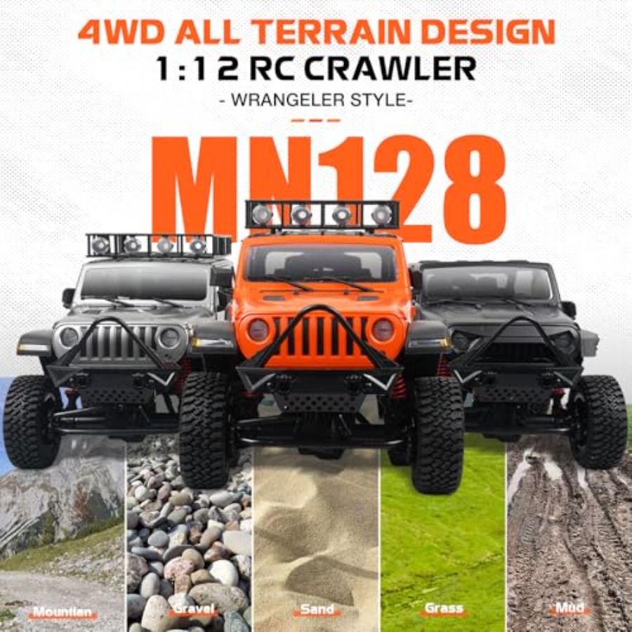 ARRIS 1/12 RC Crawler MN-128 4 - Rc Jeep Hobby incelemesi ve fiyatı