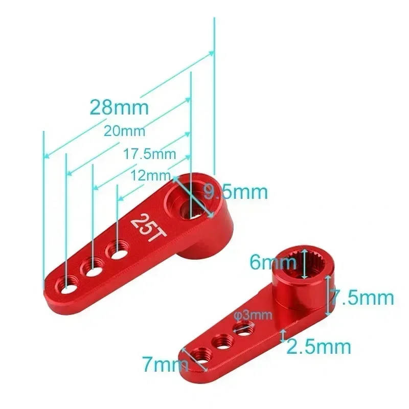 NEEBRC 25T Metal Servo Arm 3 H - Rc Hobby Shops incelemesi ve fiyatı