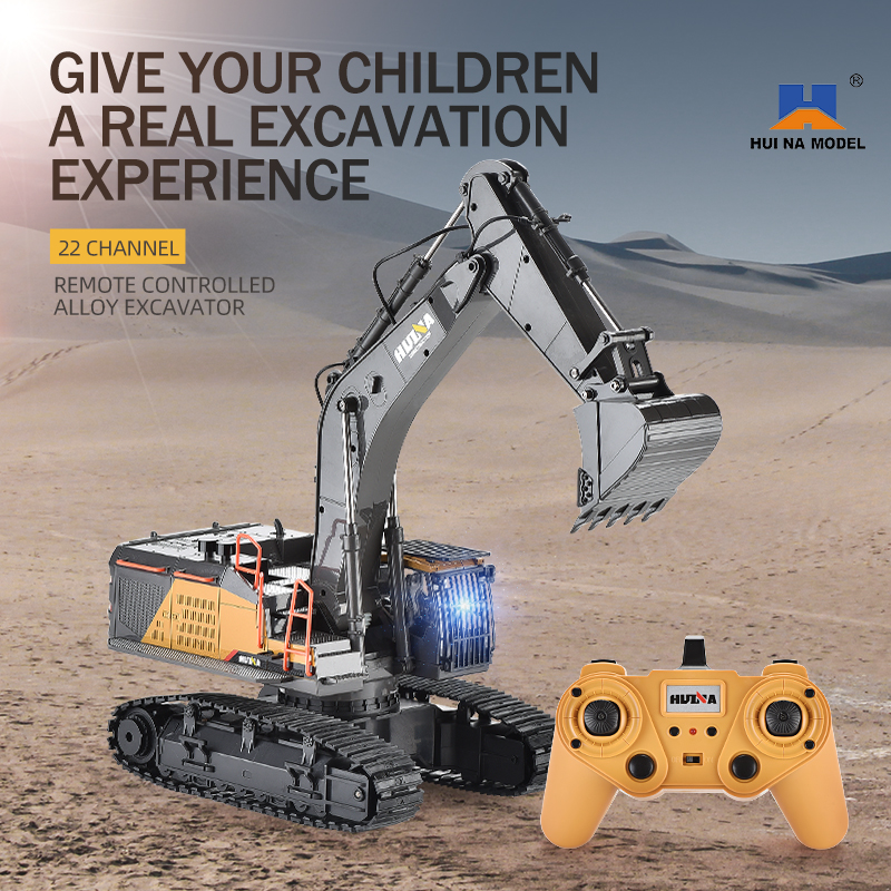 HUINA 1592 Alloy Excavator Tru - Yunshen Rc Hobby incelemesi ve fiyatı