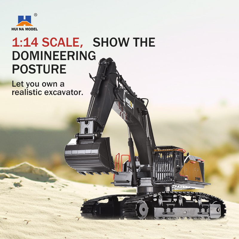 HUINA 1592 Alloy Excavator Tru - Yunshen Rc Hobby incelemesi ve fiyatı