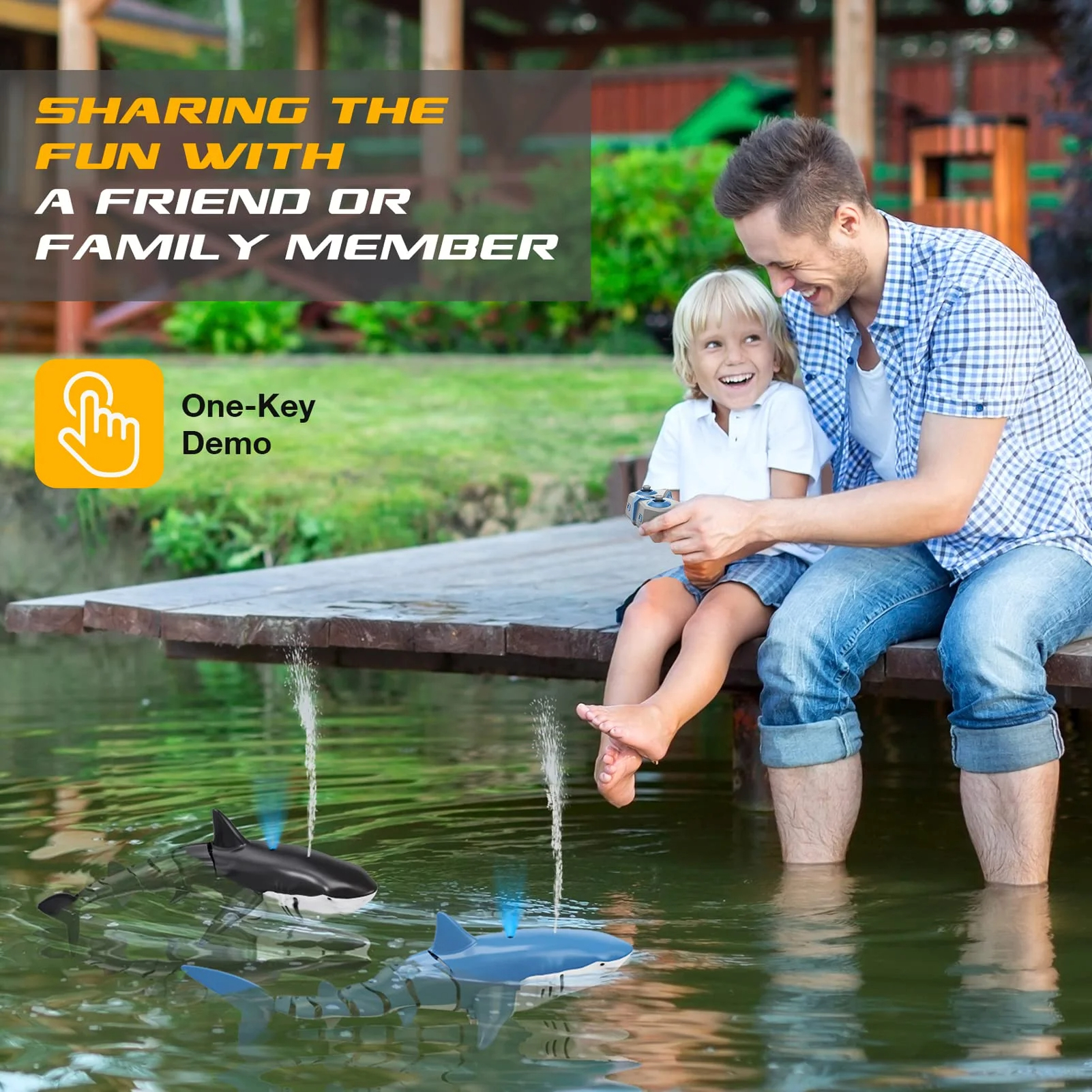 Smart Rc Shark whale Spray Wat - Rc Submarine Water incelemesi ve fiyatı