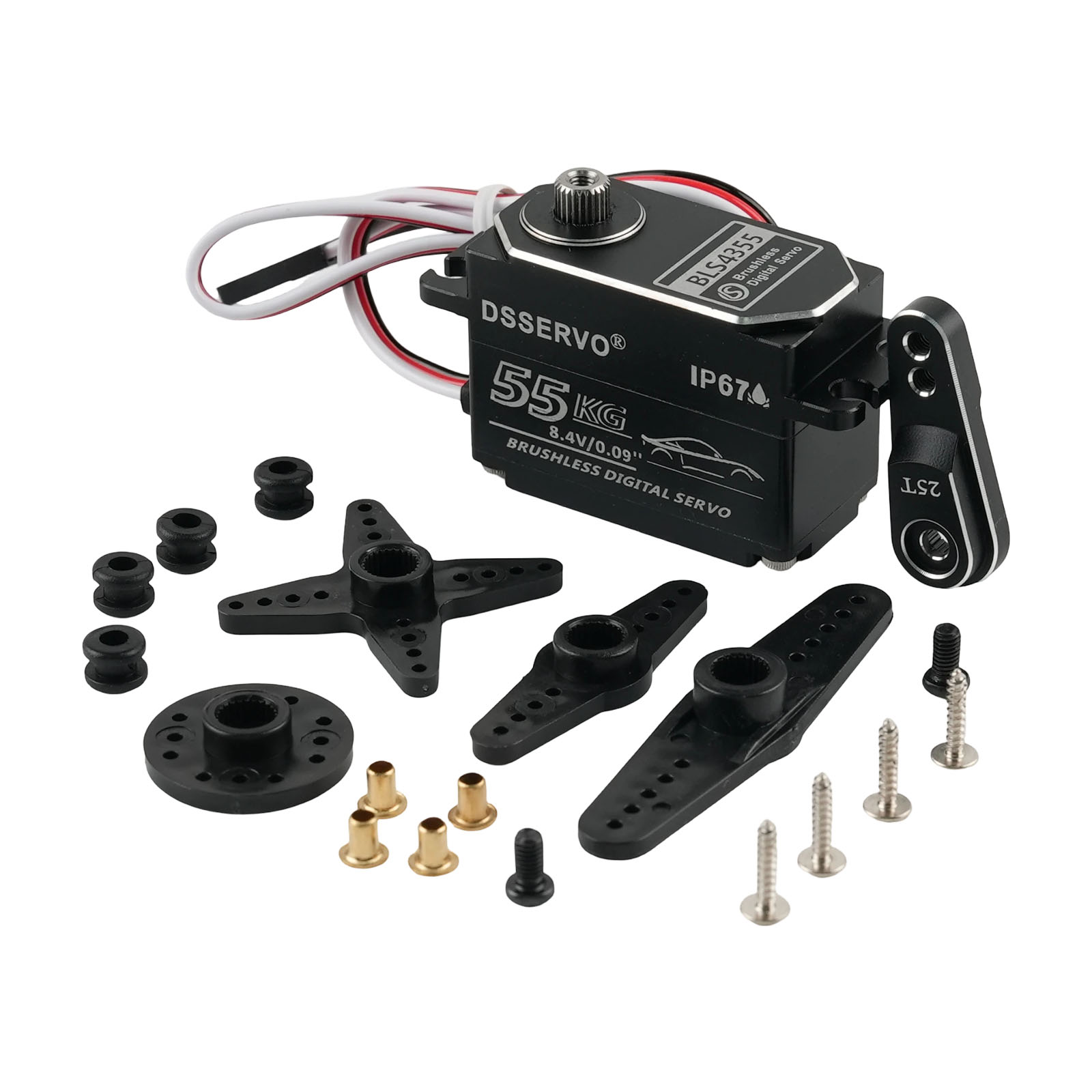 Dsservo BLS4355 55KG Low-profi - Rc Hobby Shops incelemesi ve fiyatı