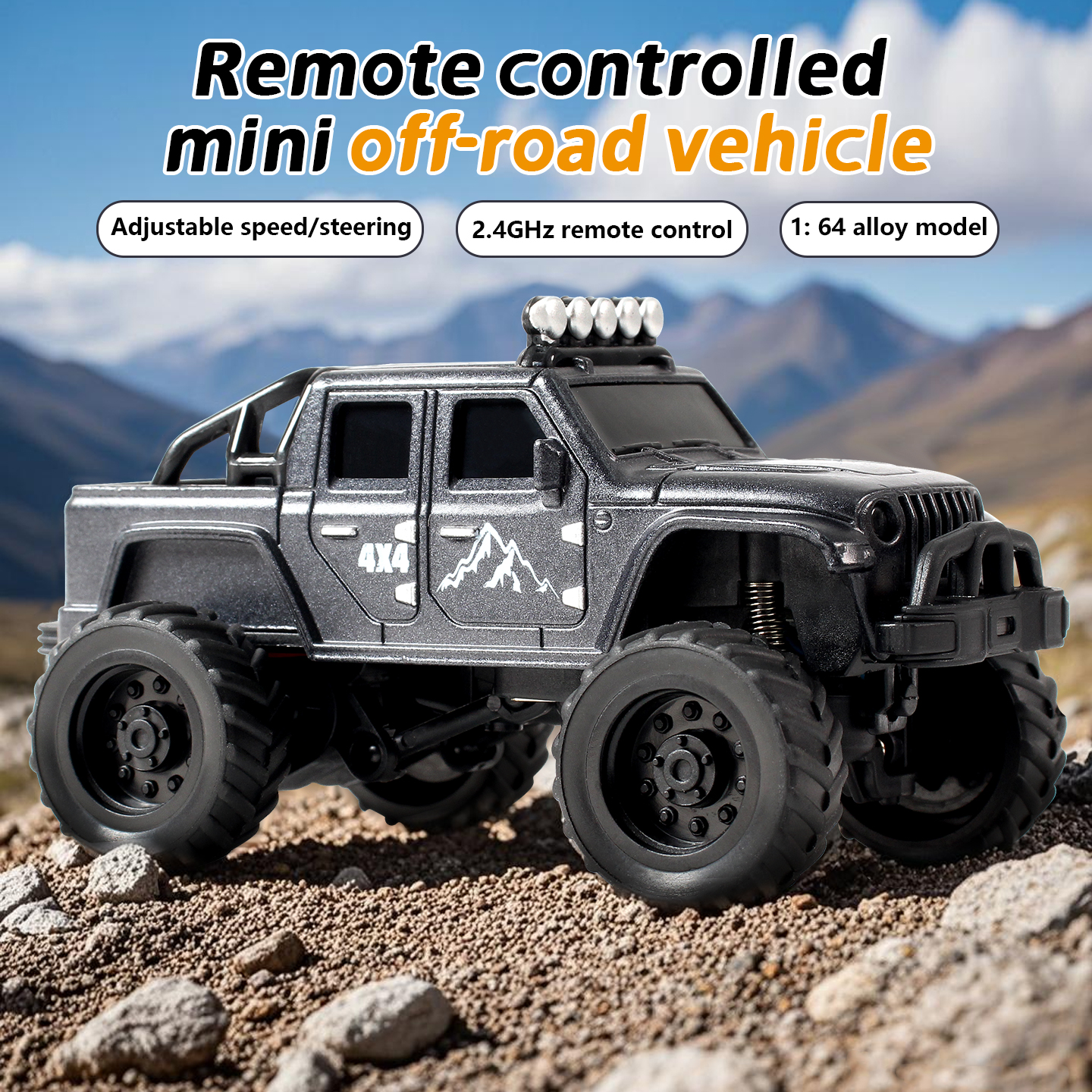 Mini Alloy RC Rock Desktop Cra - Rc Jeep Hobby incelemesi ve fiyatı