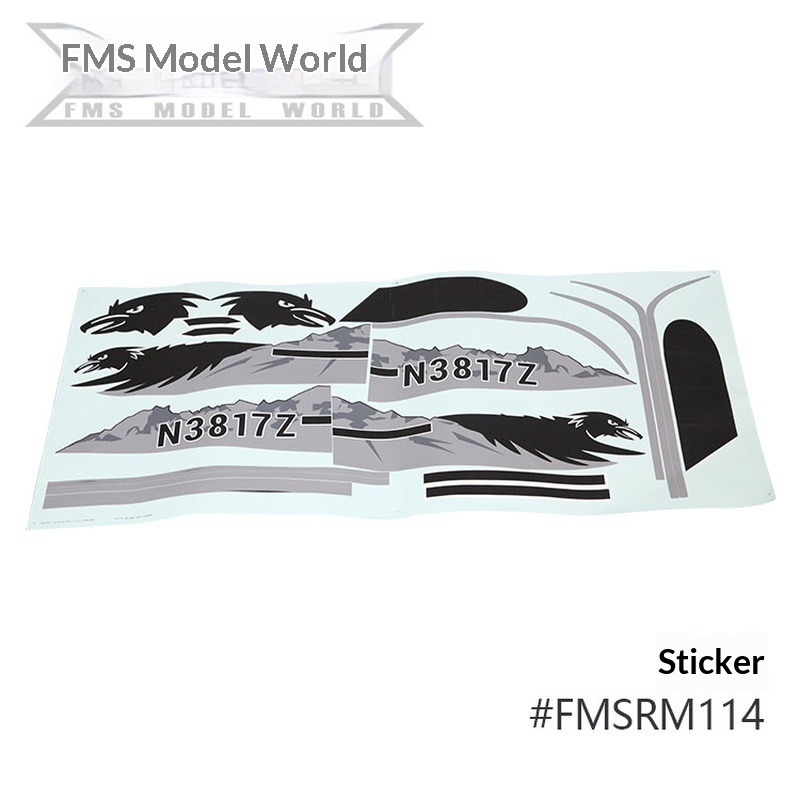 FMS RC Plane Decals For 1700mm - Rc Hobby Airplanes incelemesi ve fiyatı