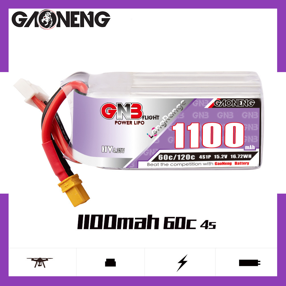GNB 4S 1100mAh 60C/120C HV Lip - Lipo Battery 4S incelemesi ve fiyatı