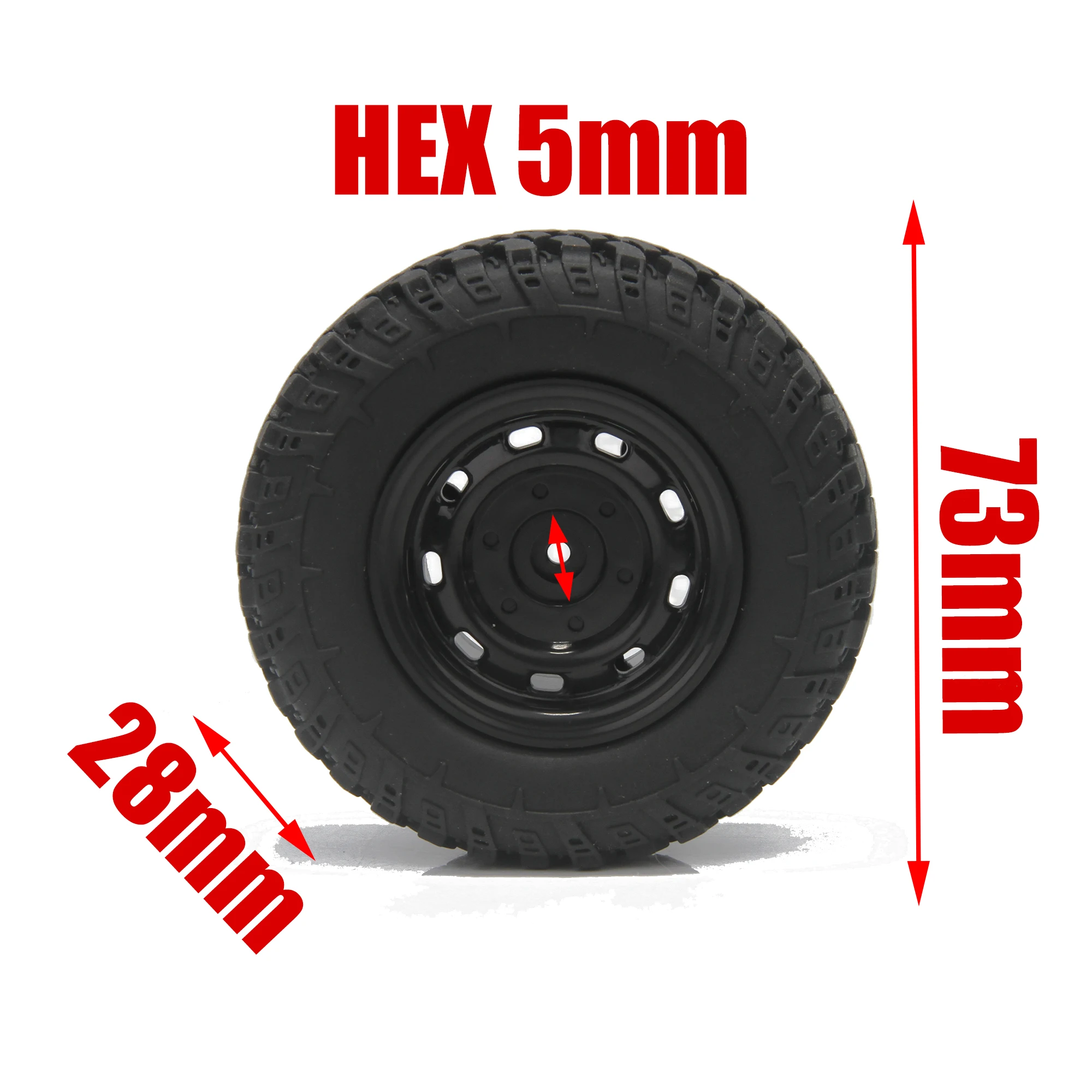 4PCS NEEBRC 73mm Rubber Tires  - Rc Hobby Store incelemesi ve fiyatı