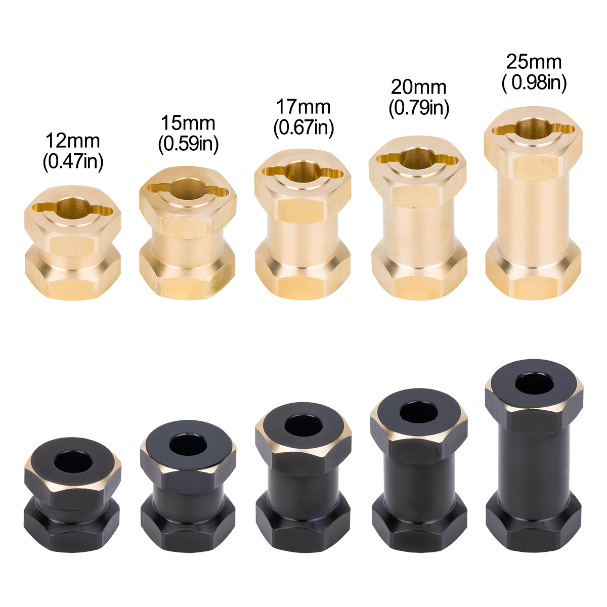 2 Colors - 4Pcs Heavy Duty Bra - Wheel Hex Adapter incelemesi ve fiyatı
