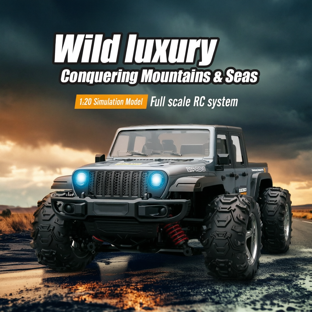 1:20 4WD RC Jeep Car Monster T - Rc Jeep Hobby incelemesi ve fiyatı