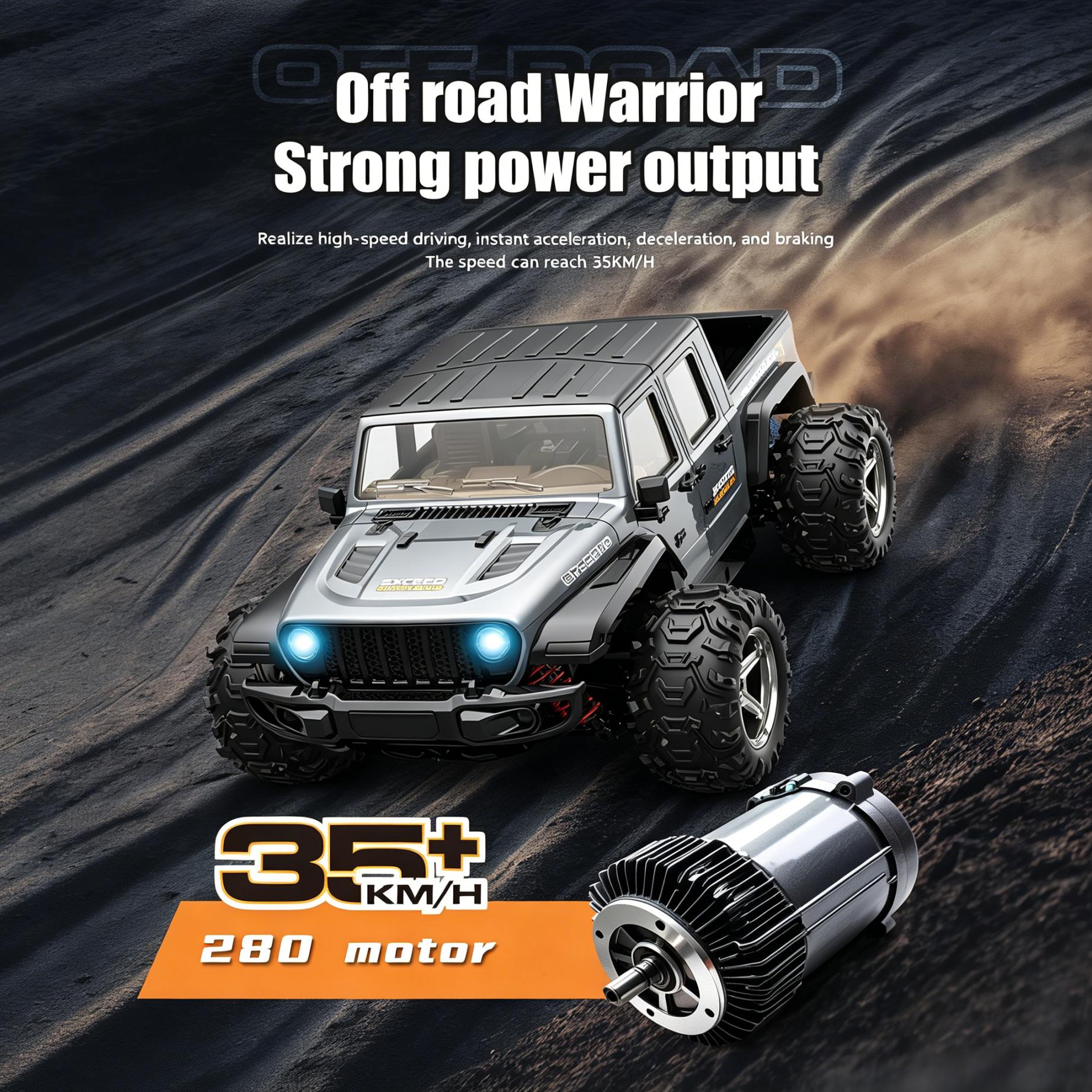 1:20 4WD RC Jeep Car Monster T - Rc Jeep Hobby incelemesi ve fiyatı