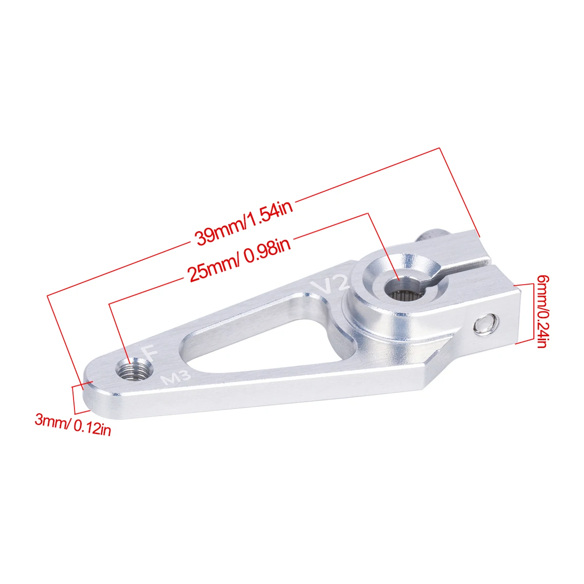 39mm M3 7075 Aluminum 25T Serv - Rc Hobby Shops incelemesi ve fiyatı